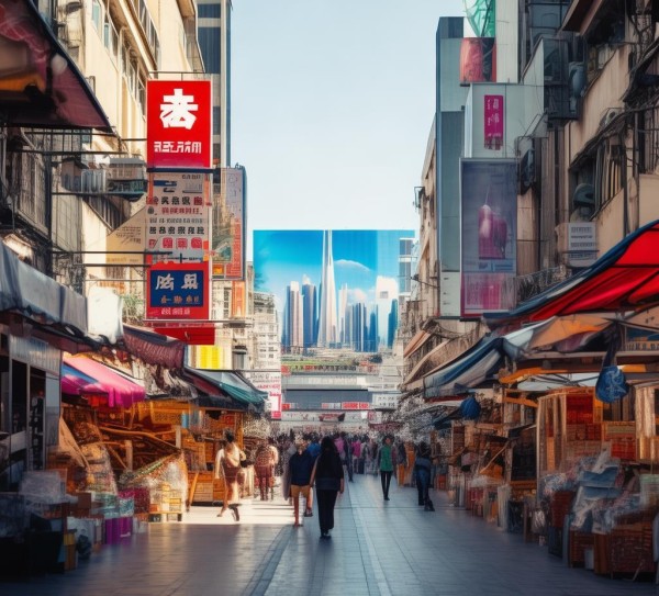 集安商贸街，新闻头条引领城市未来